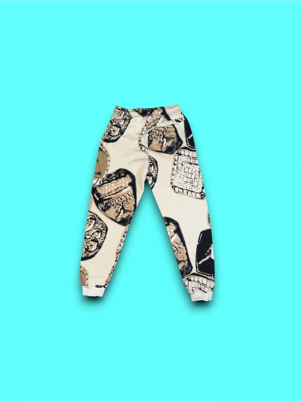 Nike Air Jordan MVP 6 Rings Print Mens Jogger Pants Size Small HF9301-133